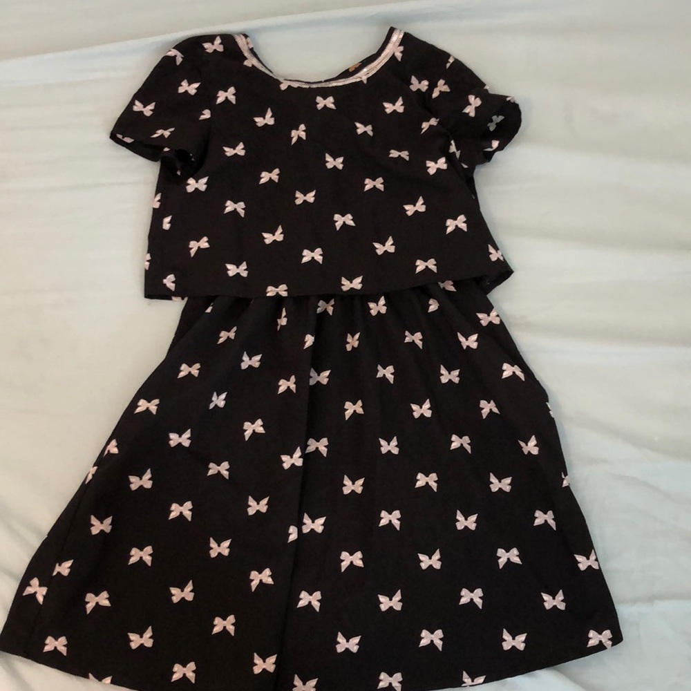 Total Girls black dress